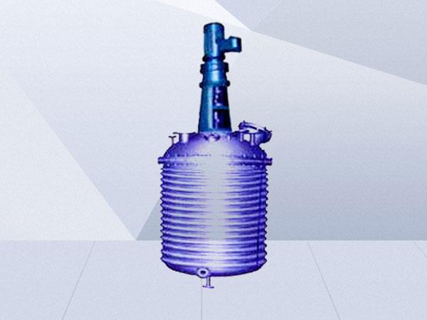 Outer semi-tube coil type reaction tank