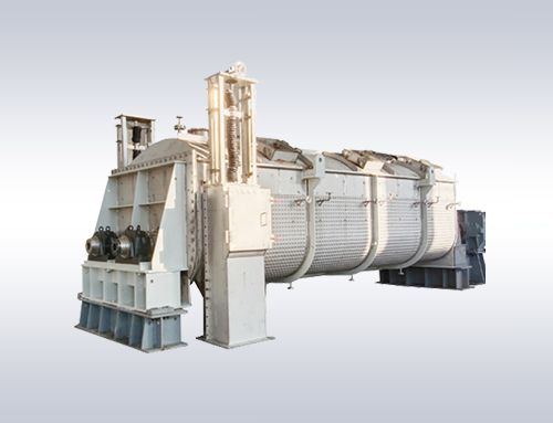 Paddle sludge dryer